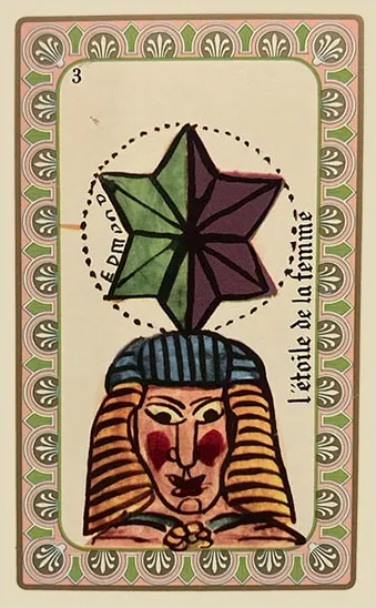 Oracle Belline card 3, L'Étoile de la Femme, printed with its master card emblem