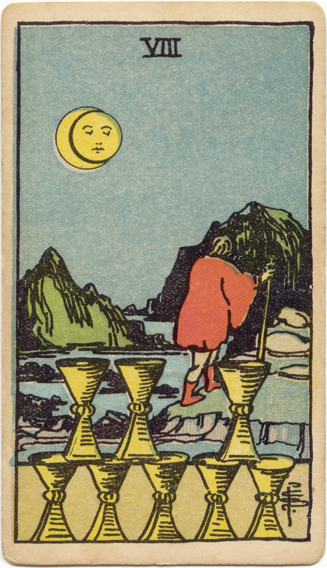 Eight of Cups tarot card