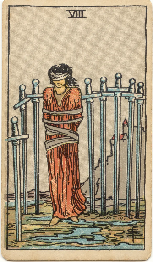Eight of Swords tarot card