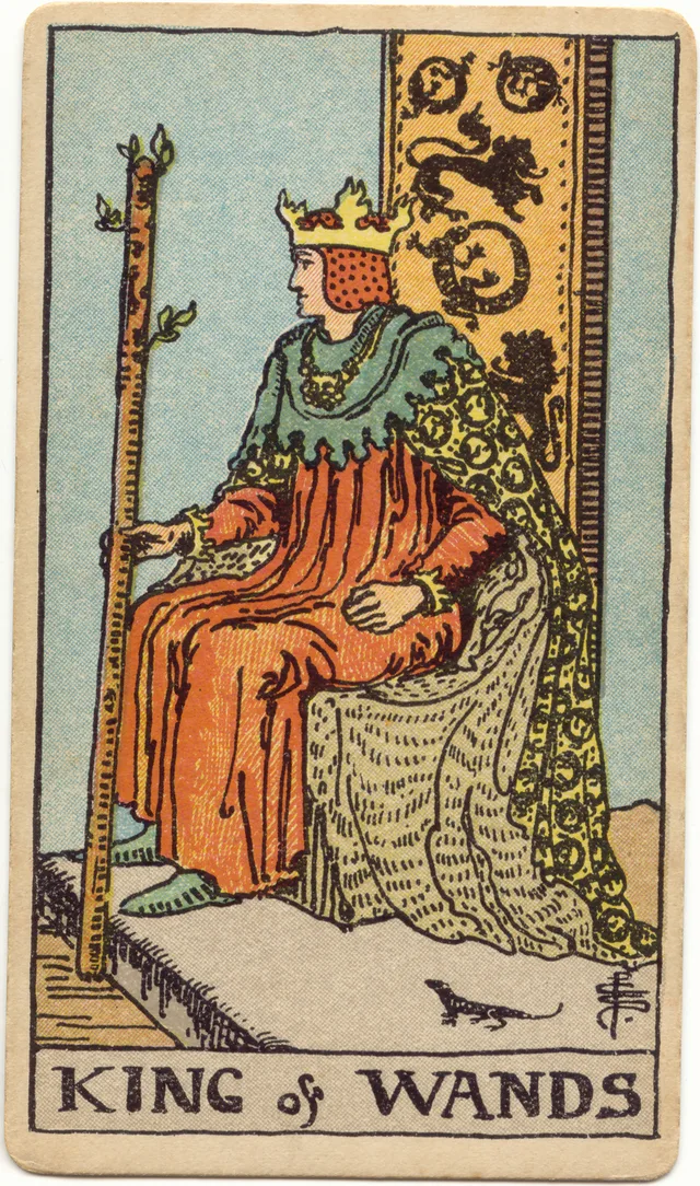 King of Wands tarot card