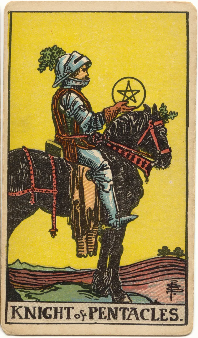 Knight of Pentacles tarot card