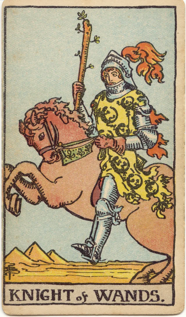 Knight of Wands tarot card