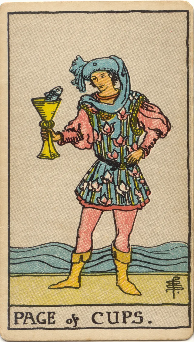 Page of Cups tarot card