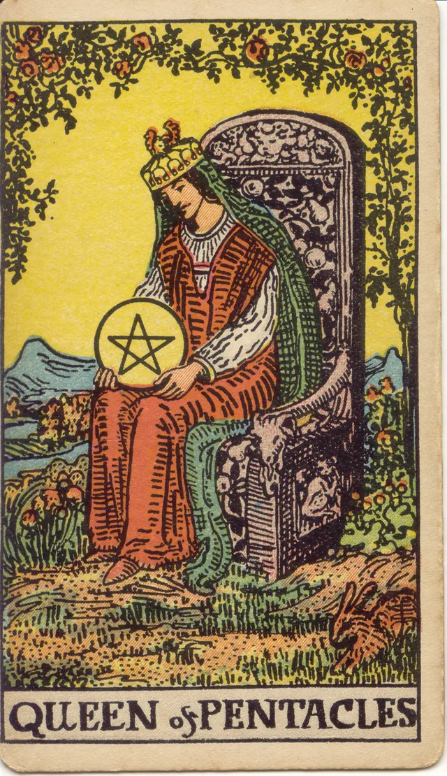 Queen of Pentacles tarot card