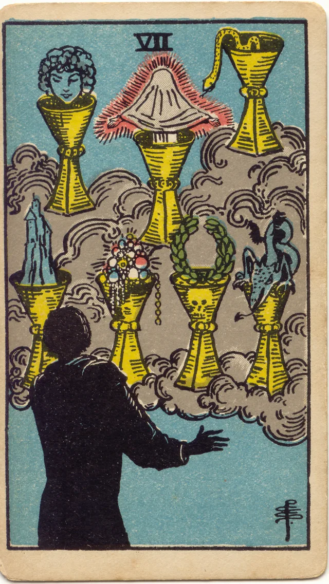 Seven of Cups tarot card