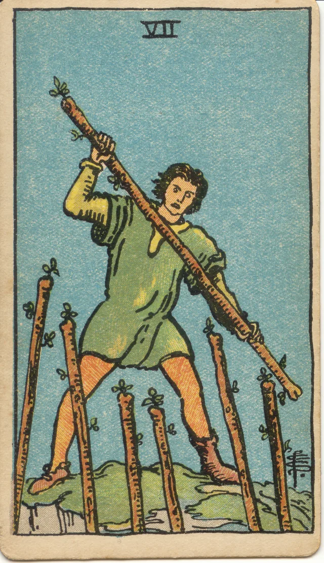 Seven of Wands tarot card
