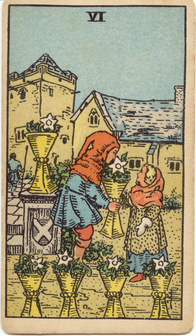 Six of Cups tarot card
