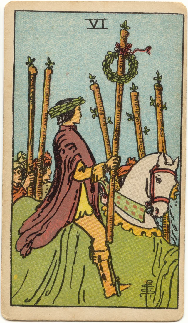 Six of Wands tarot card