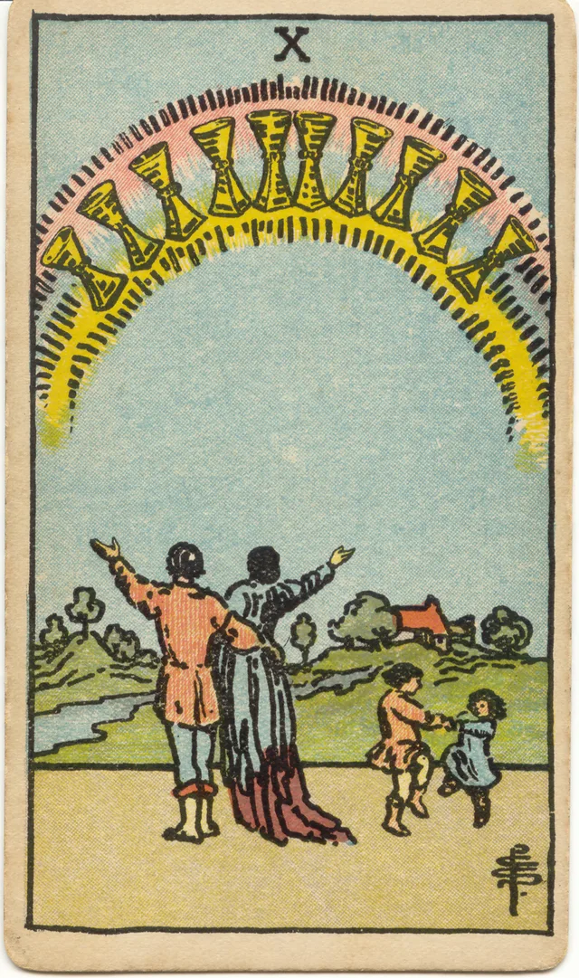 Ten of Cups tarot card