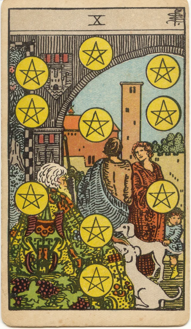Ten of Pentacles tarot card