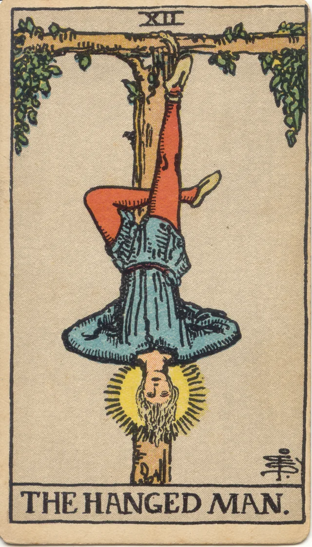 The Hanged Man tarot card