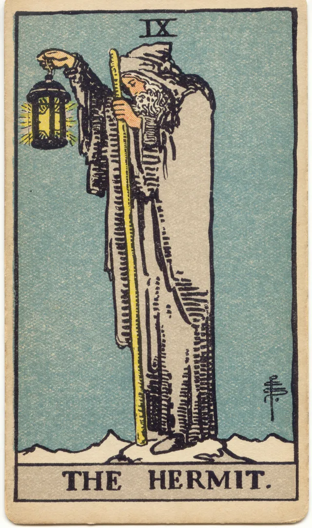The Hermit tarot card