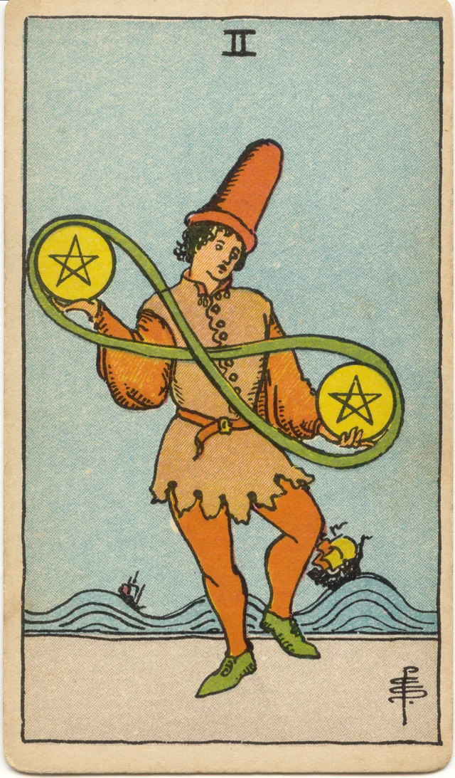 Two of Pentacles tarot card