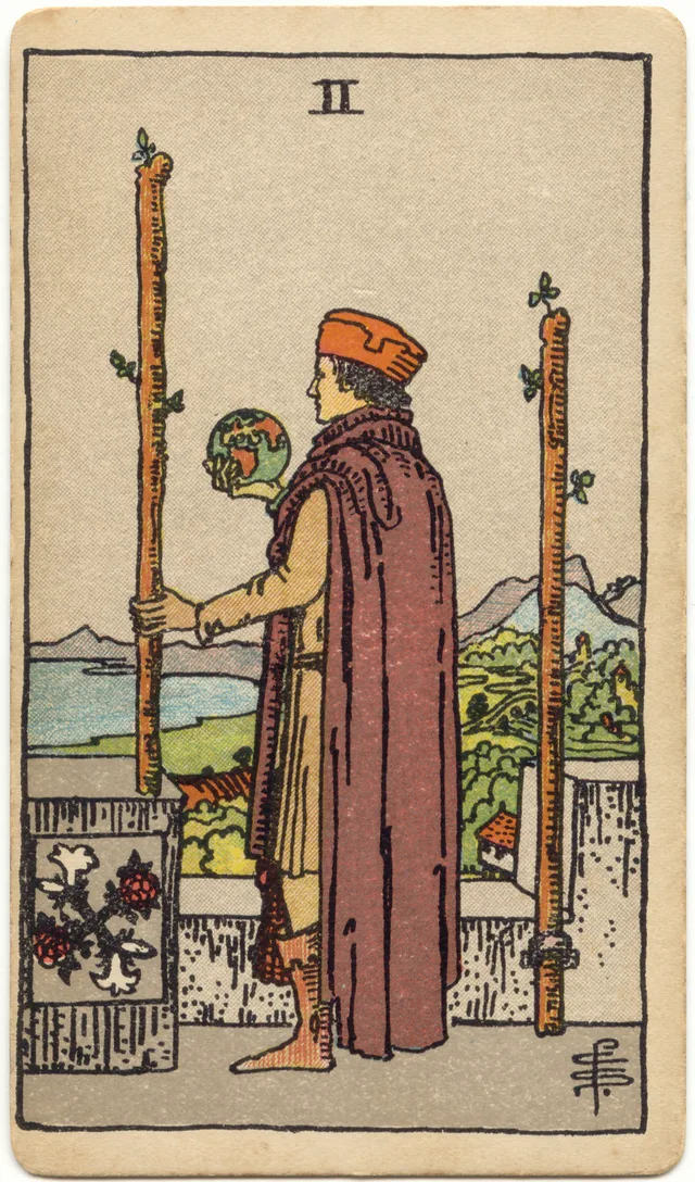 Two of Wands tarot card